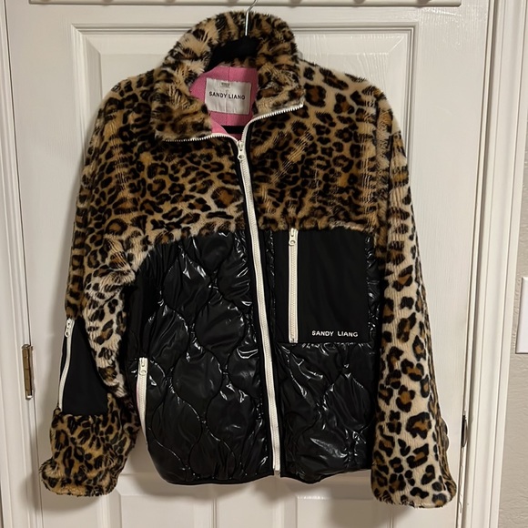 Sandy Liang Dean Faux Fur Jacket Size XS - Picture 5 of 9